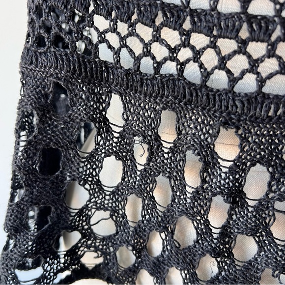 All Saints Spitalfields Crocheted poncho size 12 - Picture 6 of 7